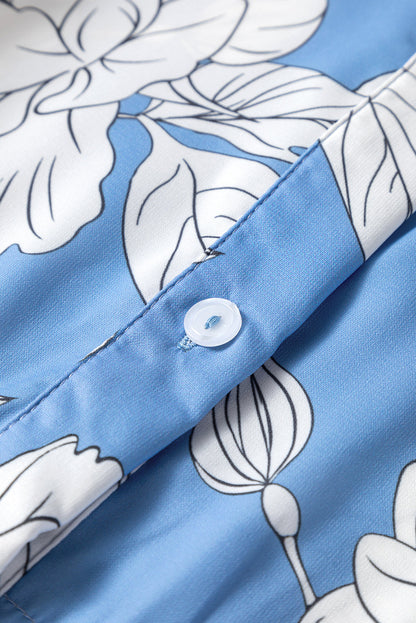 Threaded Pear Isabella Floral Print Shirt