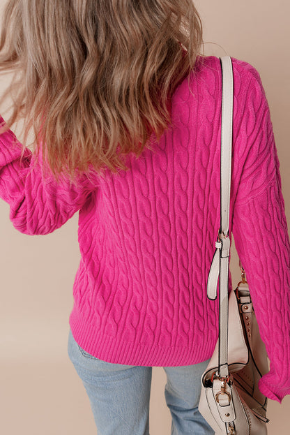 Threaded Pear Lola High Drop Shoulder Sweater