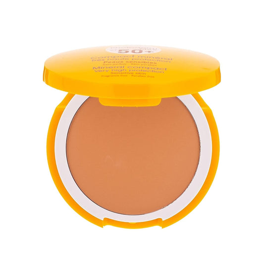 Bioderma Mineral Compact Sunscreen SPF 50+ - High Protection, Natural Finish, Portable 10g