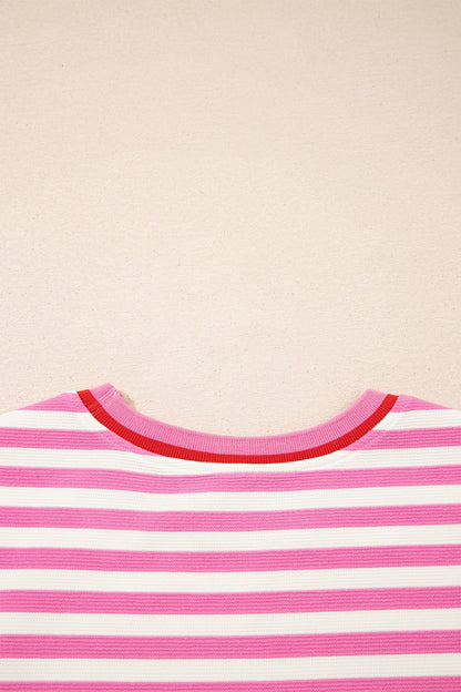 Threaded Pear Matilda Trim Short Sleeve Set