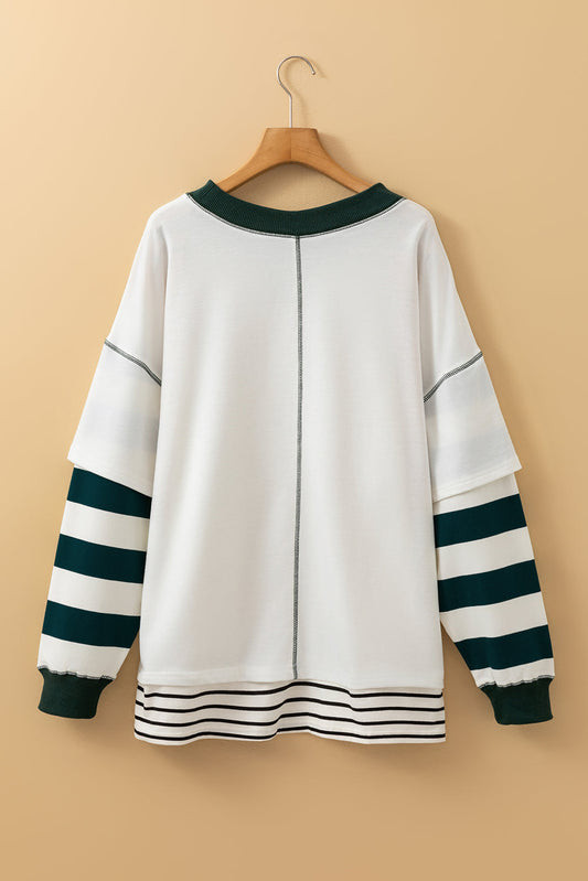 Threaded Pear Janiyah Fake 2 Piece Sweatshirt