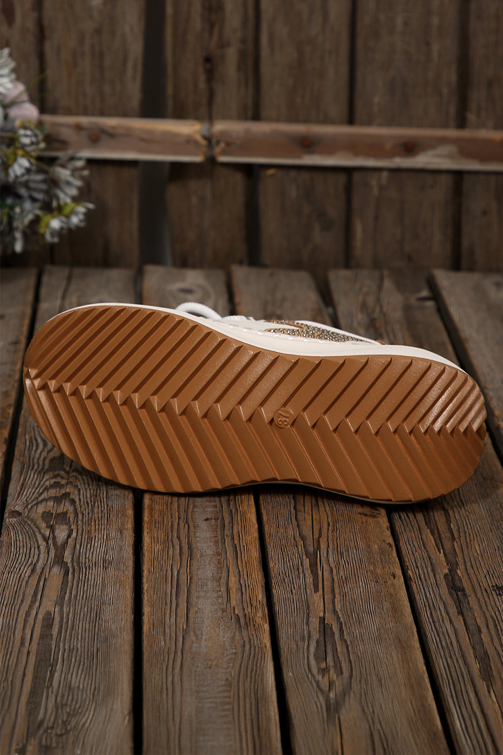 Threaded Pear Abigail Lace Up Breathable Sneakers