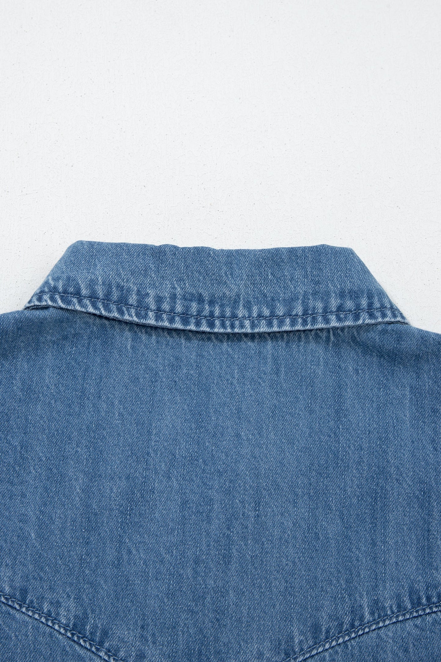 Threaded Pear Keyla Ruffled Short Sleeve Shirt