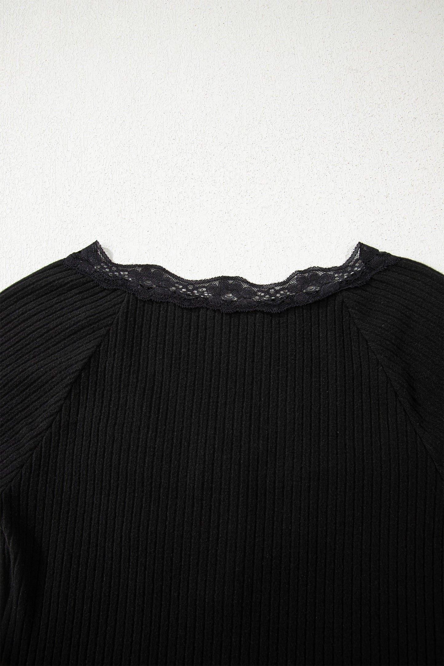 Threaded Pear Waverly Sleeve Ribbed top Long Sleeve Top