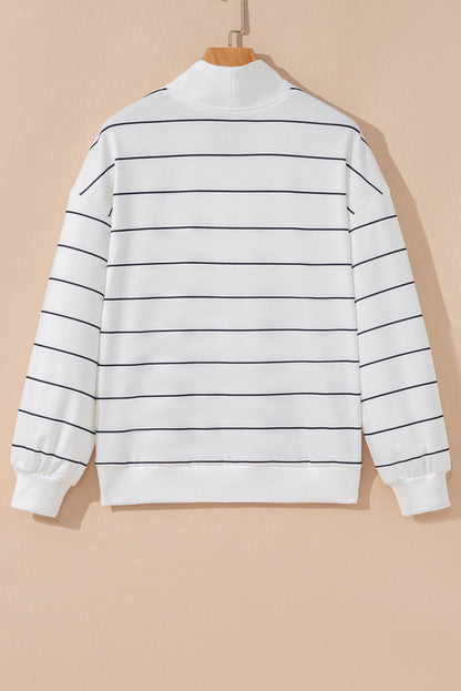 Threaded Pear Skyler Print Drop Shoulder Long Sleeve Top