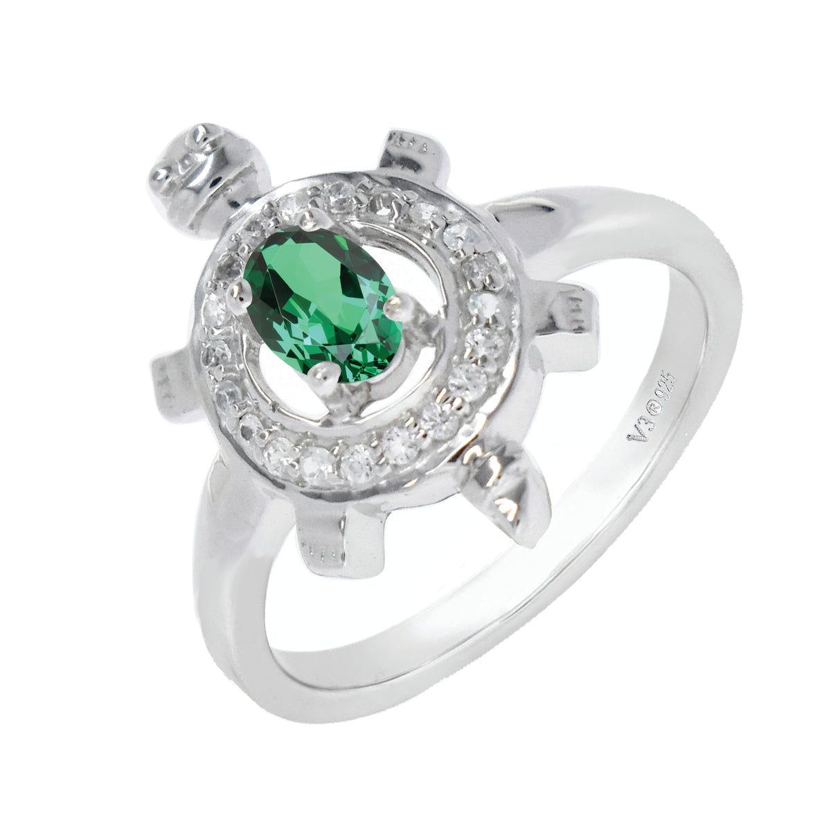 Green White-