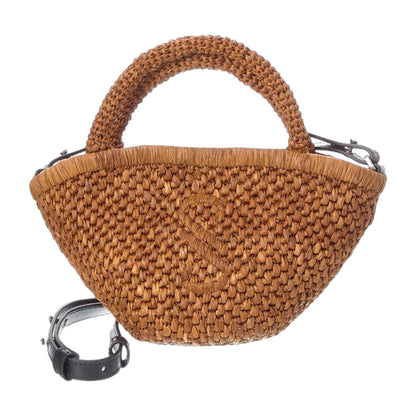Proenza Schouler Small Raffia & Leather Tote