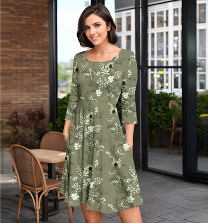 Green and White-