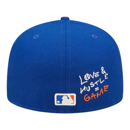 New Era New York Mets Team Heart 59FIFTY Men Fitted Hat Royal Blue