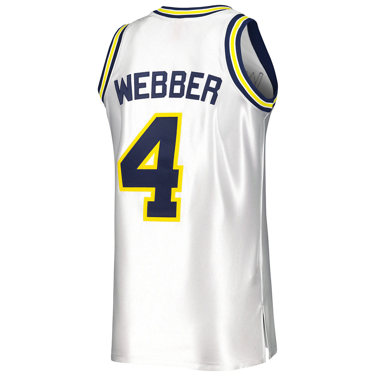 Mitchell & Ness Men's Ncaa White Jersey Michigan 1991 Chris Webber
