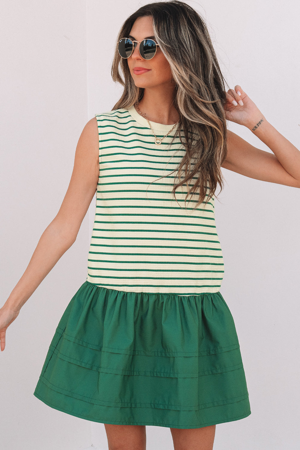 Green Stripe-
