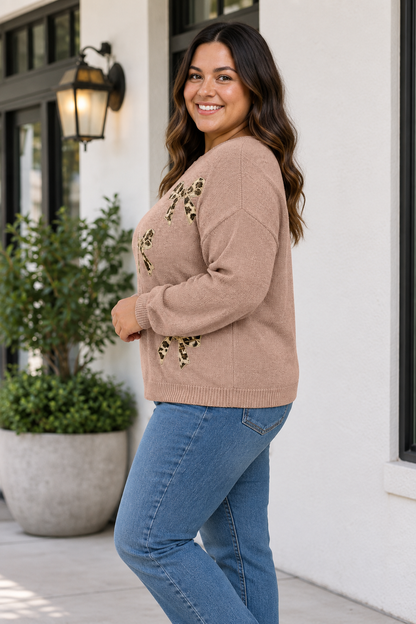 Threaded Pear Silvia Drop Shoulder Tunic PLUS Sweater
