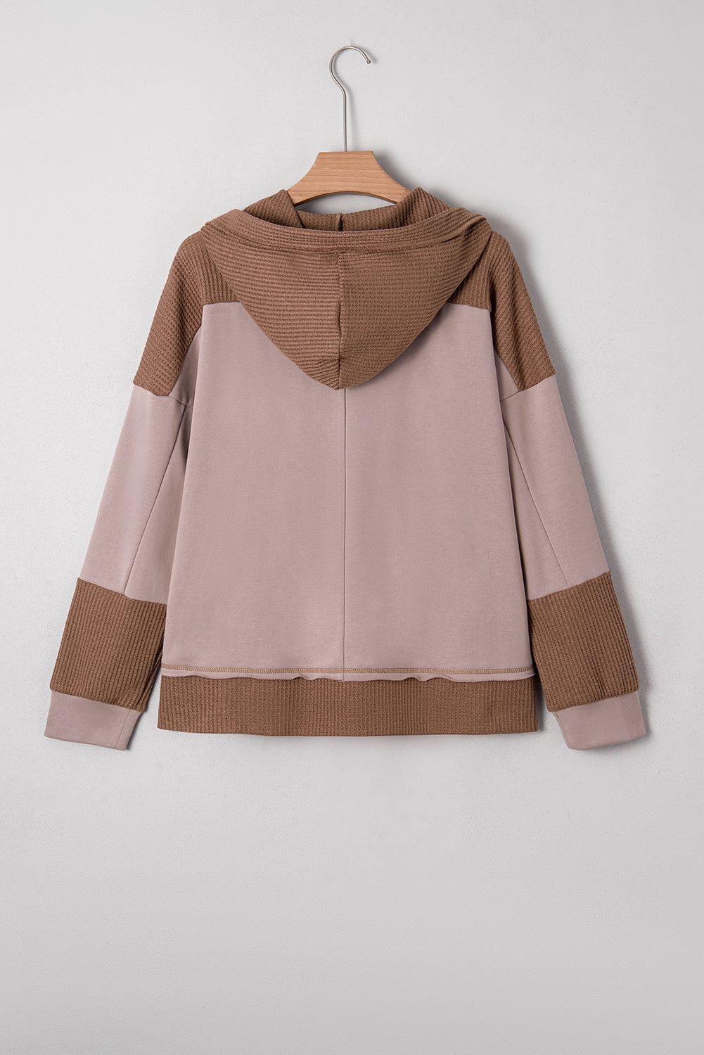 Threaded Pear Alessia Exposed Seam Casual Hoodie