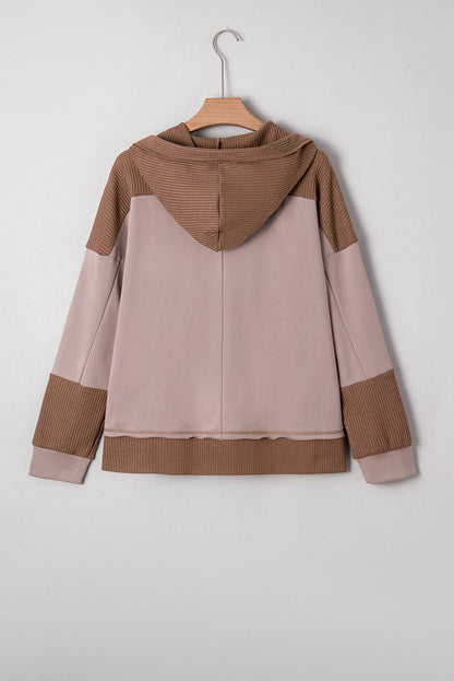 Threaded Pear Alessia Exposed Seam Casual Hoodie