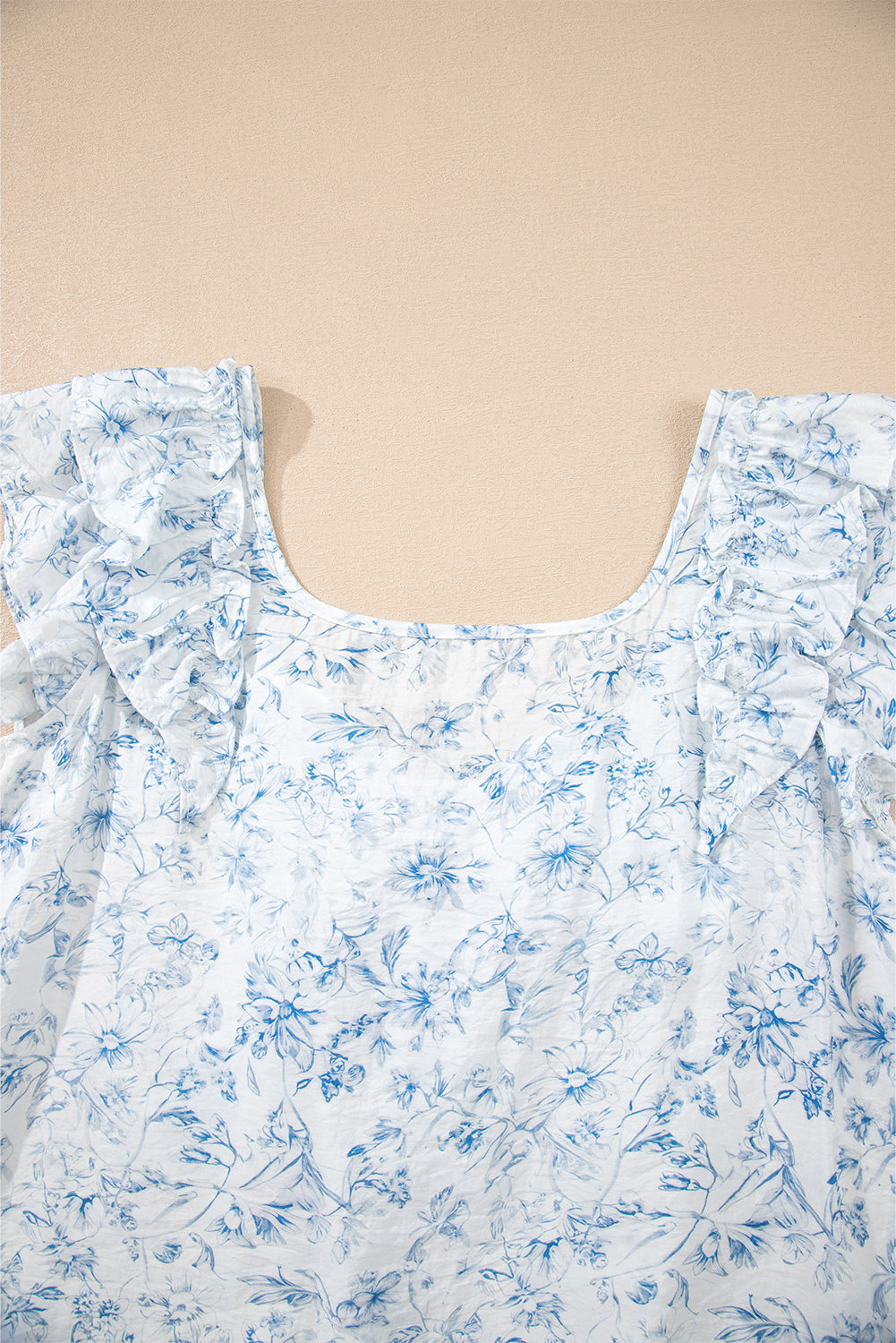 Threaded Pear Beatrice Bow Back Square Blouse