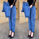 661 Blue Embroidery