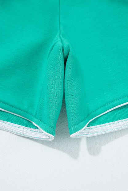 Threaded Pear Dani Colorblock Trim Pullover Top