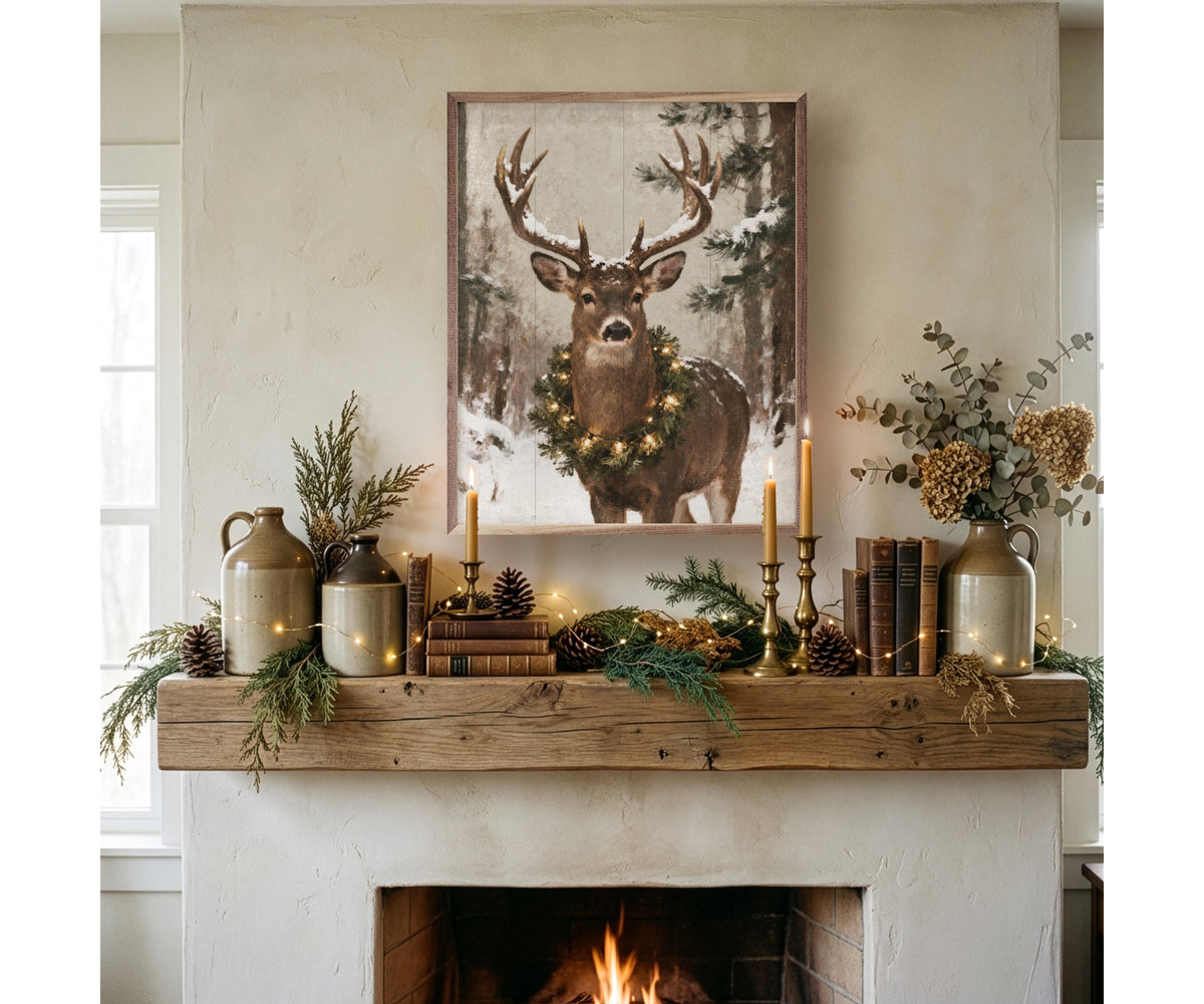Kendrick Home Whitetail Holiday Deer Portrait