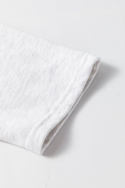 Threaded Pear Melissa Sleeve Raw Seamed Sweatshirt