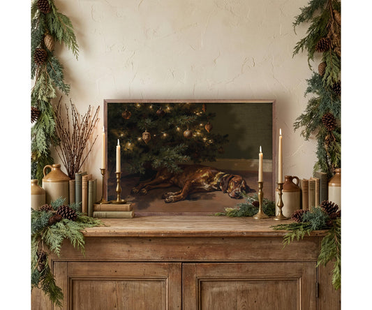 Kendrick Home Hound Under The Christmas Tree