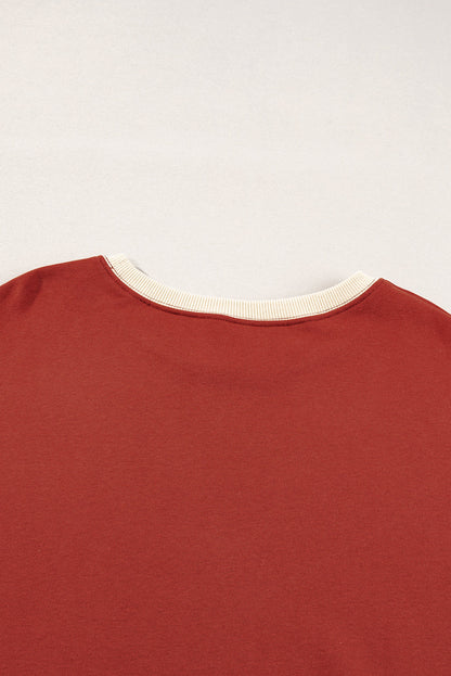 Threaded Pear Abigail Drop Shoulder Oversized Sweatshirt