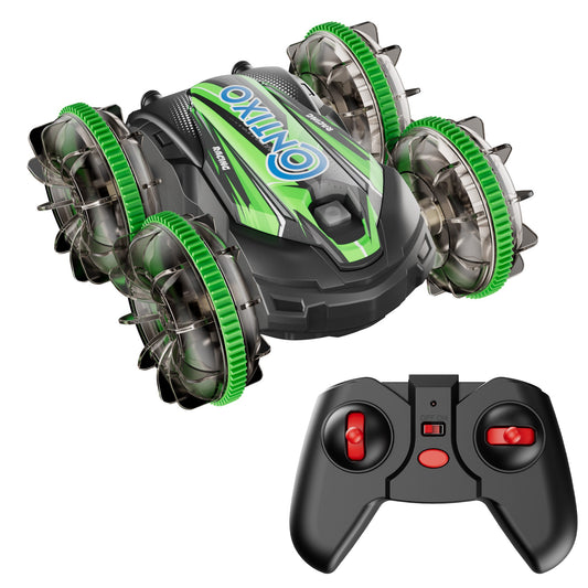 Contixo AV1 Amphibious RC Car | 4WD Remote Control Land & Water Stunt Vehicle
