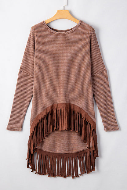 Threaded Pear Ariella High Low Loose Top