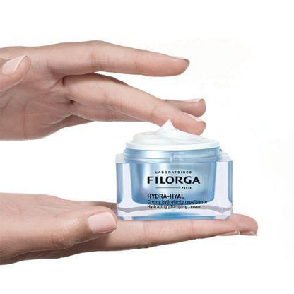 Filorga Hydra-Hyal: Intense Hydrating & Plumping Face Cream with 5 Hyaluronic Acids - Wrinkle Reduction & Dry Skin Relief (50ml/1.69 fl oz)