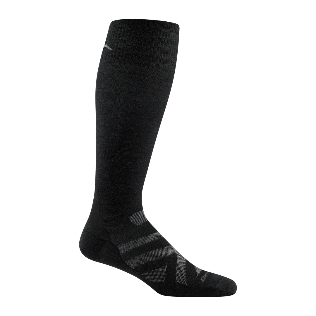 Darn Tough RFL Over-the-Calf Ultra-Lightweight Snow Mens Socks — Black