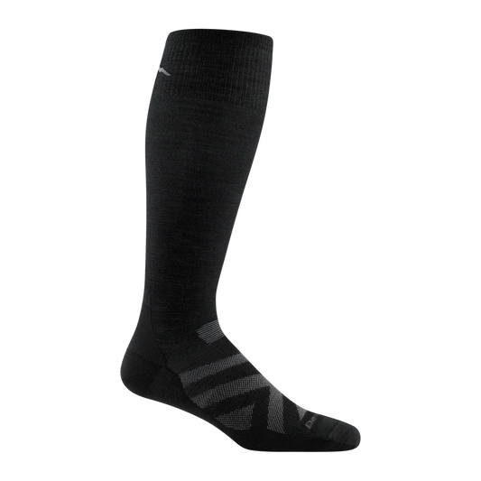 Darn Tough RFL Over-the-Calf Ultra-Lightweight Snow Mens Socks — Black