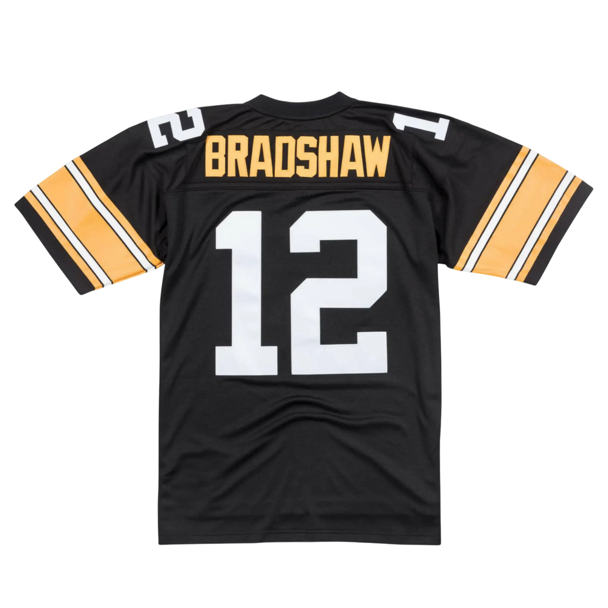Mitchell & Ness Legacy Pittsburgh Steelers 1976 Terry Bradshaw Men Jersey Black/Gold/White