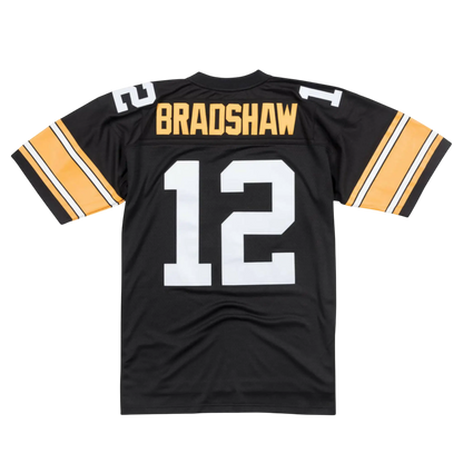 Mitchell & Ness Legacy Pittsburgh Steelers 1976 Terry Bradshaw Men Jersey Black/Gold/White