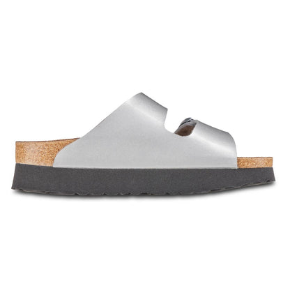 Metallic Silver-
