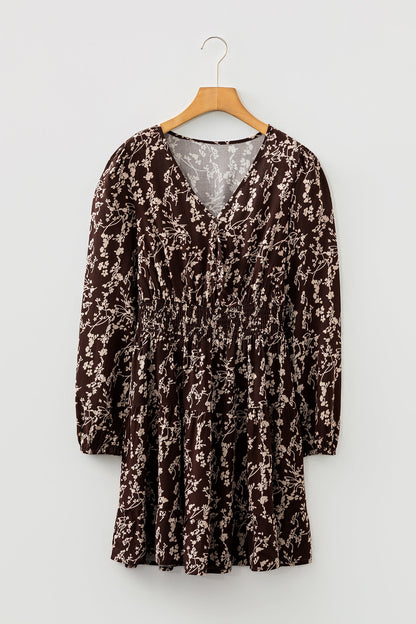 Threaded Pear Serenity Waist Flared Mini Dress