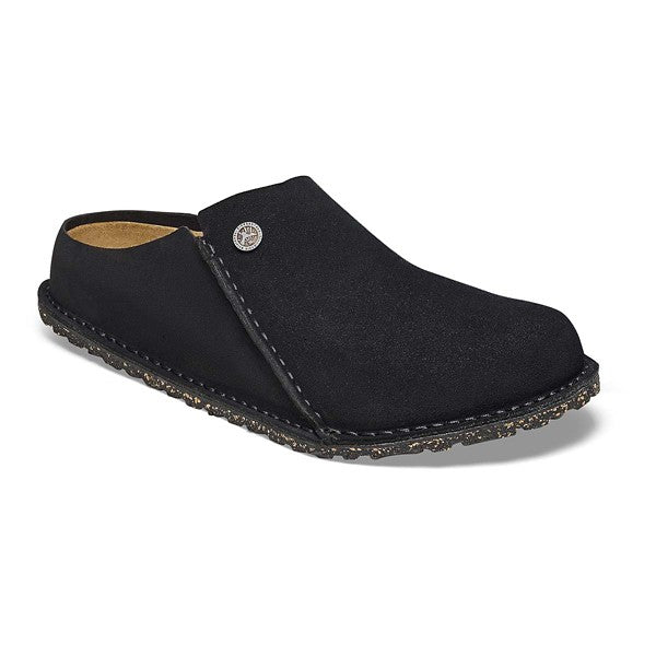 black suede-