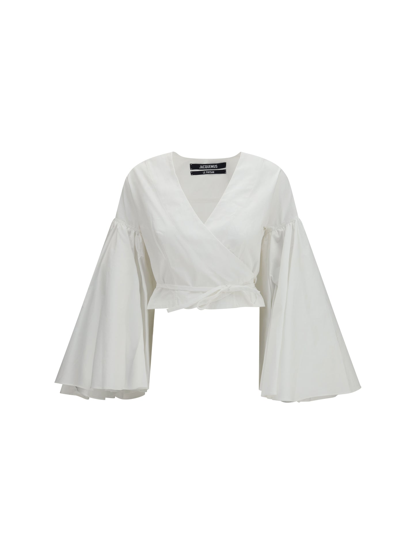 Wrap Top Paysan White