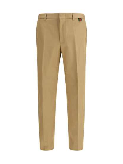 Cotton Trousers Bisque