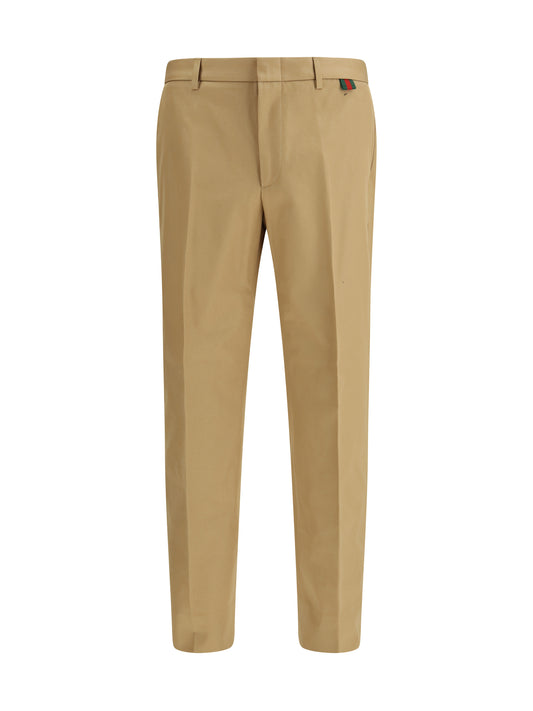 Cotton Trousers Bisque