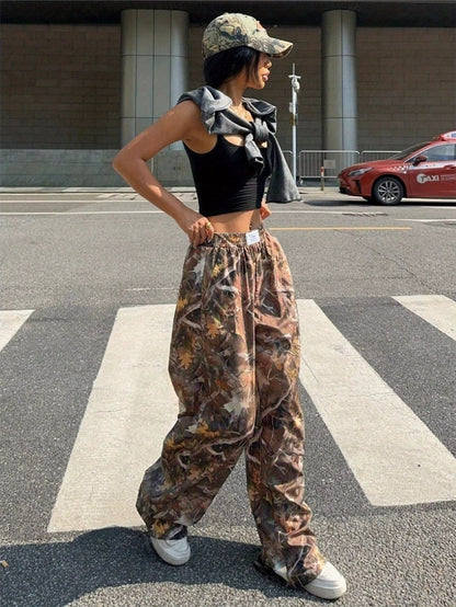 🧢 Women's Y2K Camouflage Cargo Pants