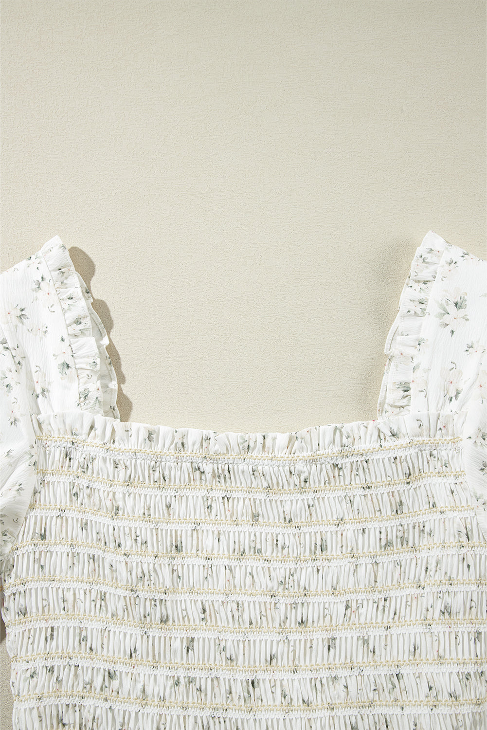 Threaded Pear Ella Short Puff Sleeve Jumpsuit