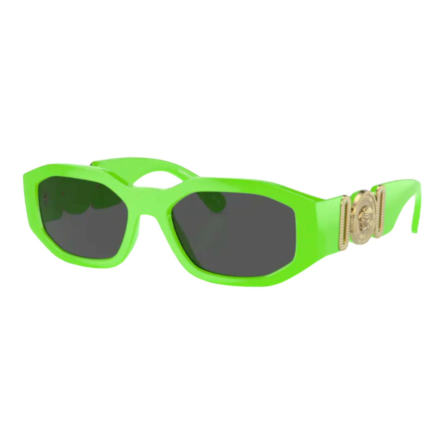 Versace Medusa Biggie Men Sunglasses Green Fluo