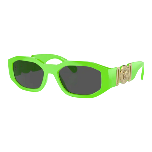 Versace Medusa Biggie Men Sunglasses Green Fluo