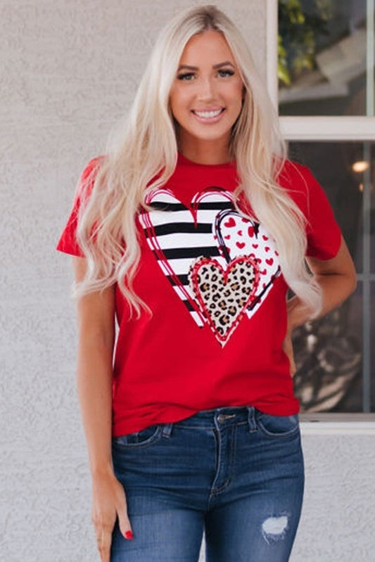 Threaded Pear Brynleigh Shaped Print T Shirt