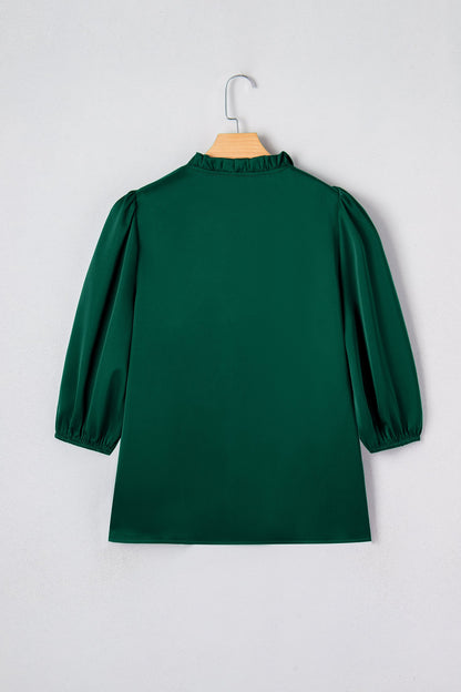 Threaded Pear Gwendolyn 3 4 Sleeve Blouse