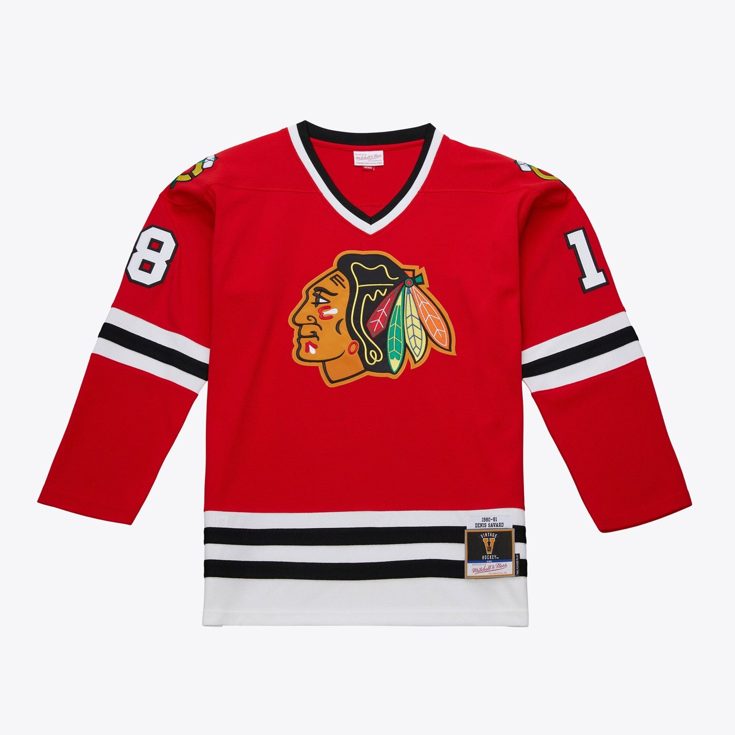Mitchell & Ness Men's NHL Dark Jersey Blackhawks 1980 Denis Savard