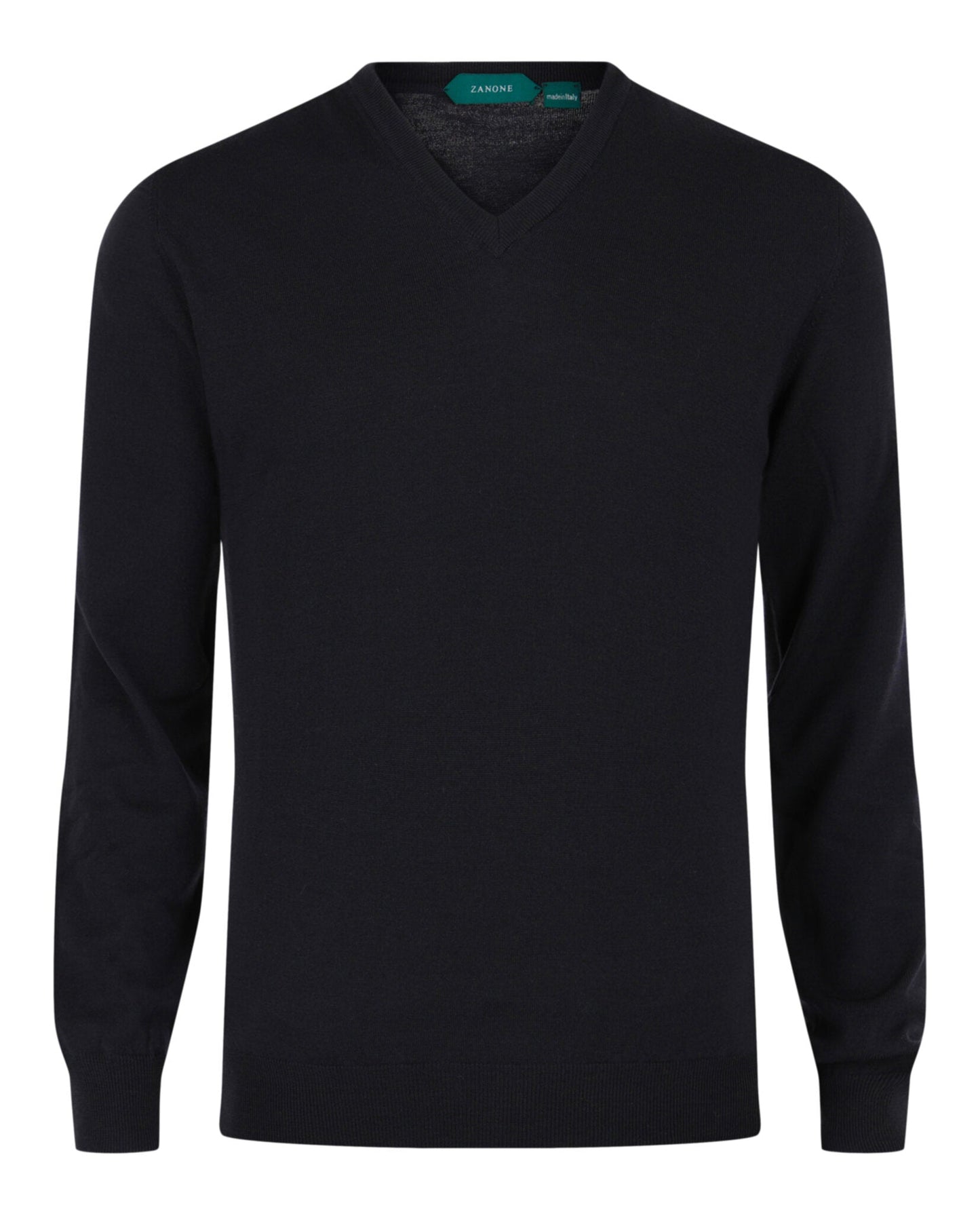 Slowear Zanone V-Neck Wool Blend Sweater