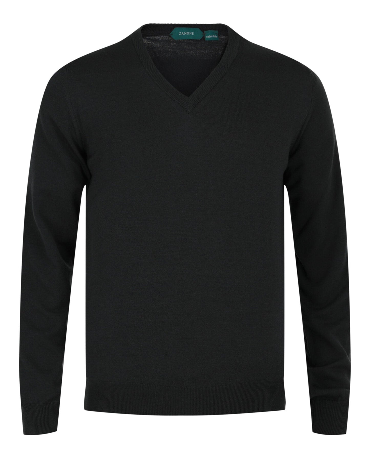 Slowear Zanone V-Neck Wool Blend Sweater