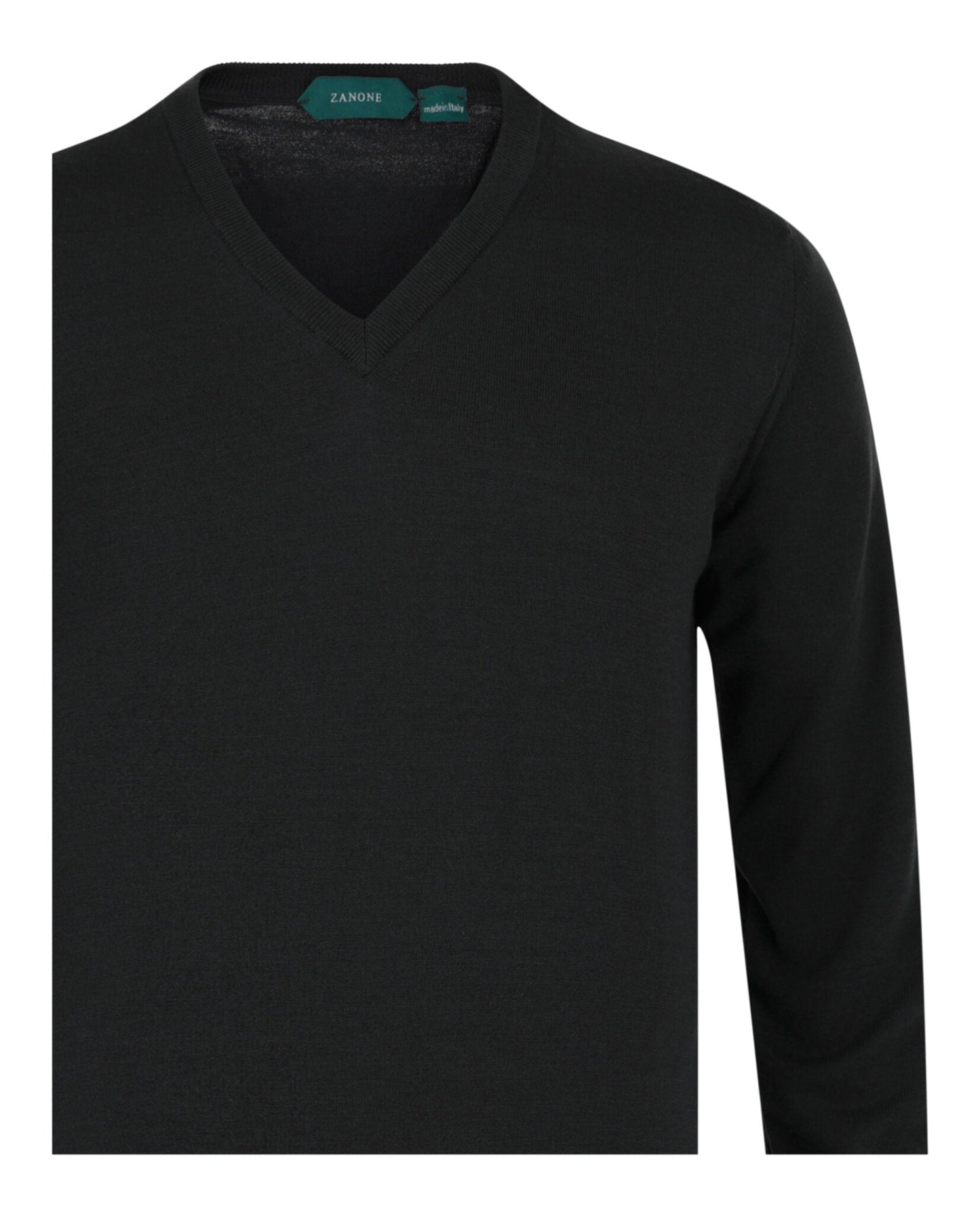 Slowear Zanone V-Neck Wool Blend Sweater