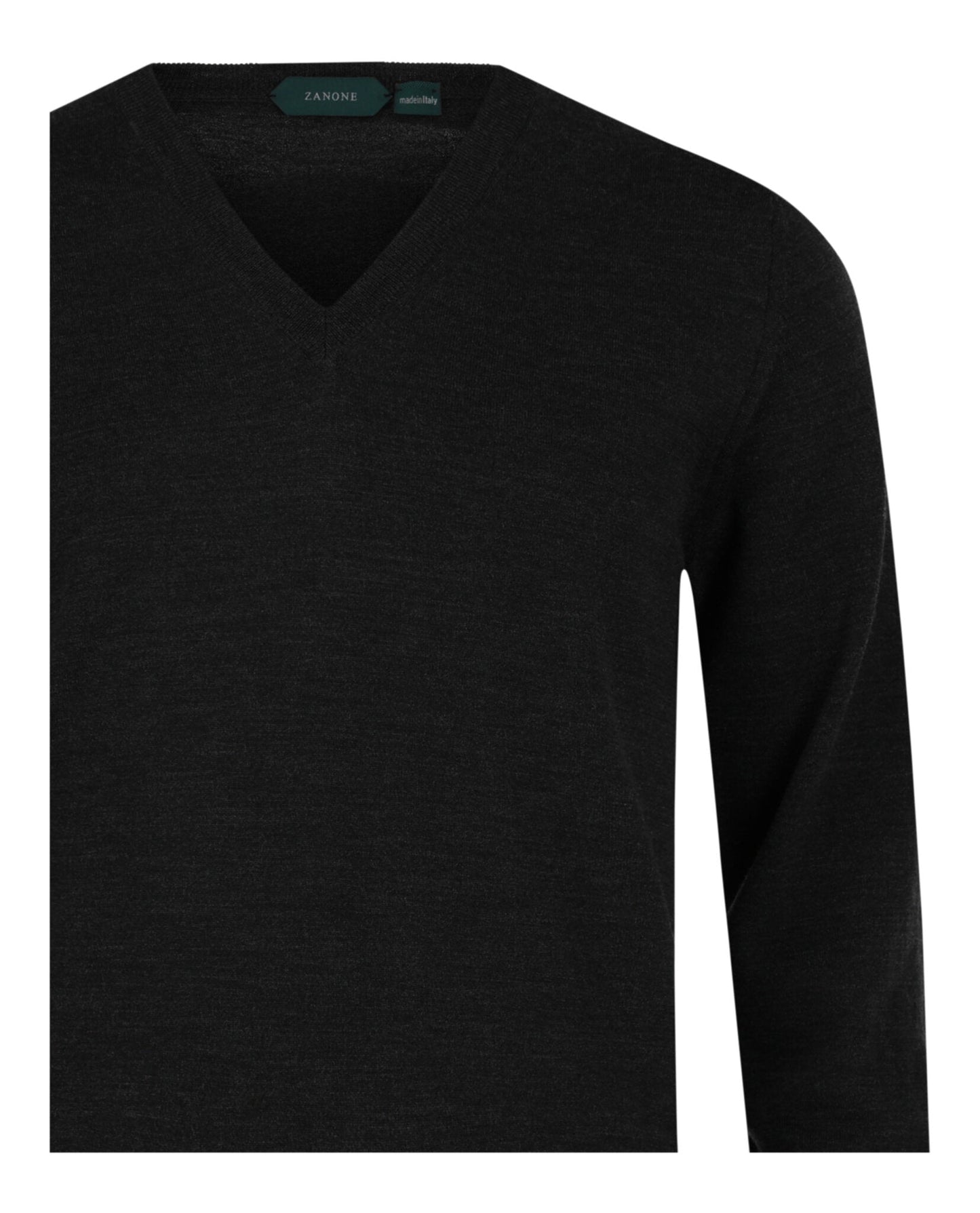 Slowear Zanone V-Neck Wool Blend Sweater