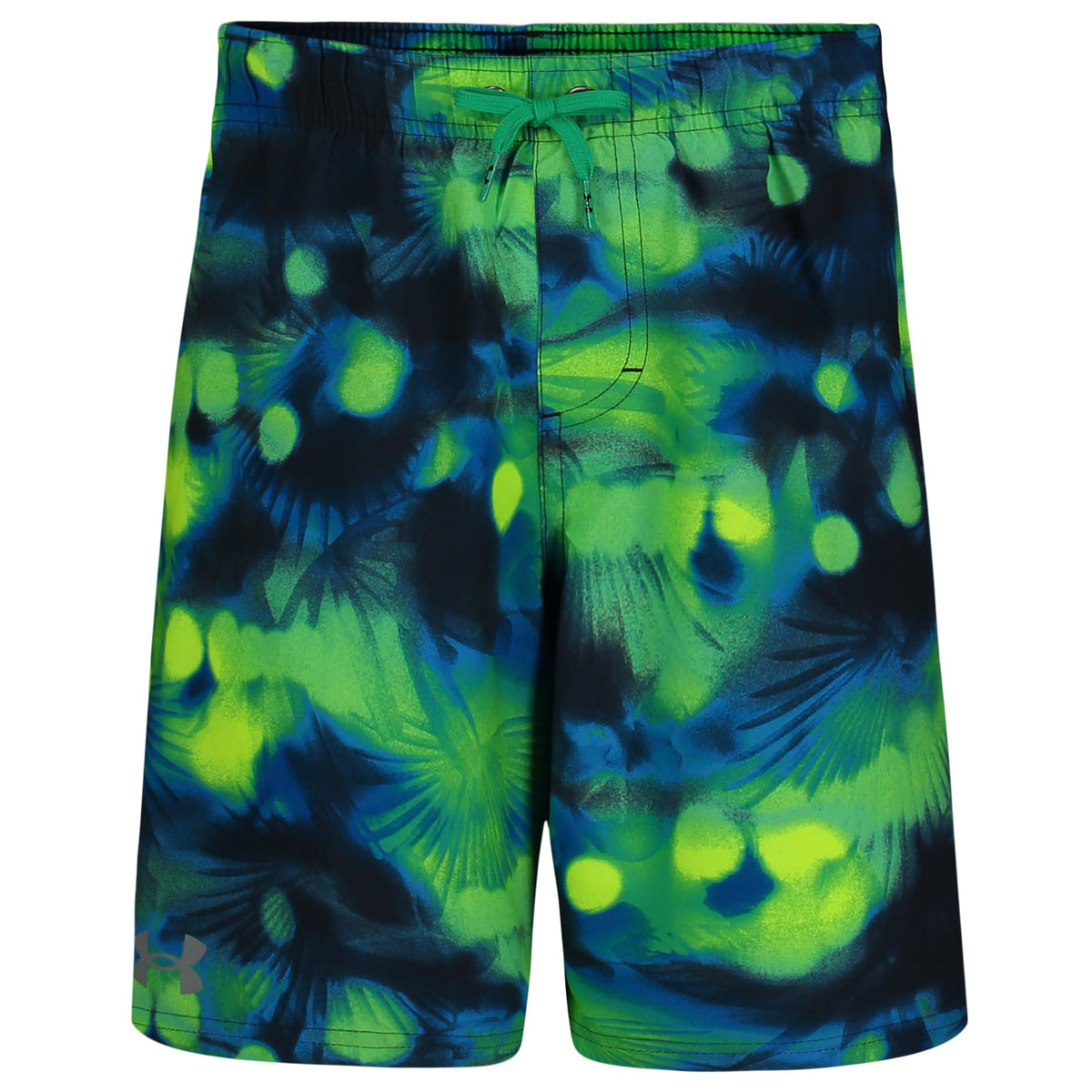 Under Armour Youth Boys' Tropical Flare Volley Swim Trunks - Vapor Green